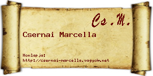 Csernai Marcella névjegykártya